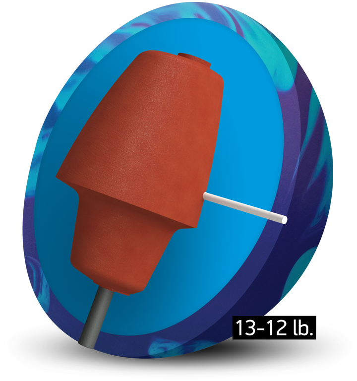 The Atlas core for thirteen to twelve pound bowling balls.