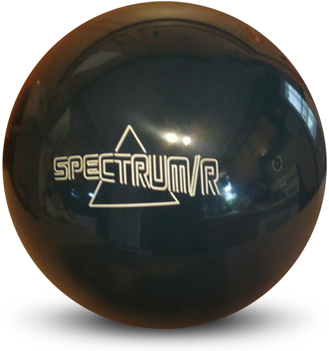 A dark green colored bowling ball with the Spectrum/R logo in white centered prominently.