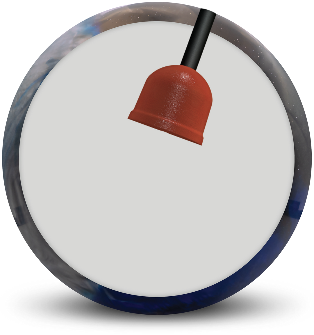 The White Dot Blue / Black / Silver core for all bowling ball weights.