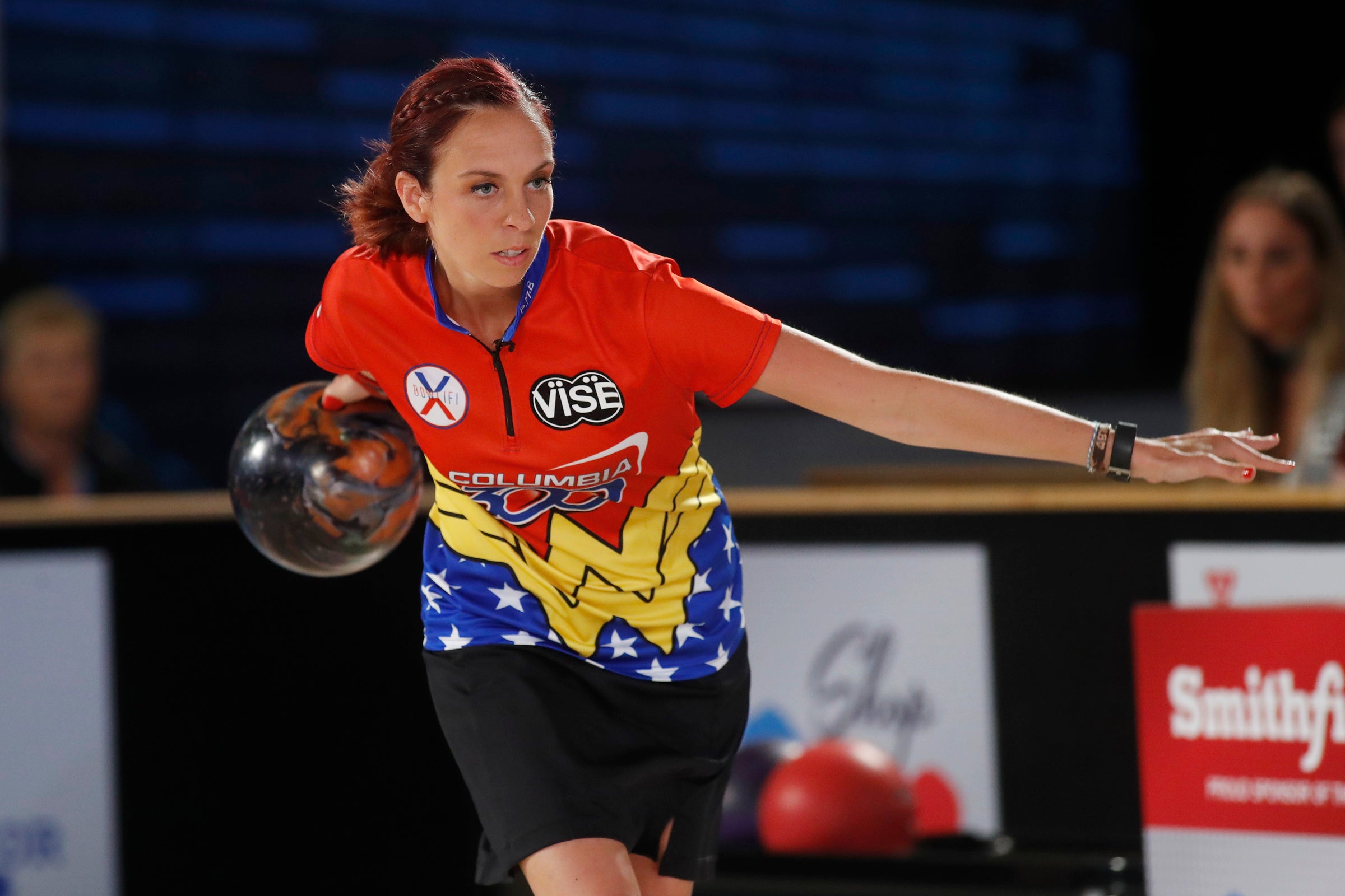 Brandi Kordelewski bowling