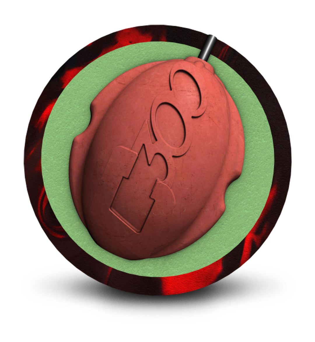 The Messenger Red / Black core for sixteen to fourteen pound bowling balls.