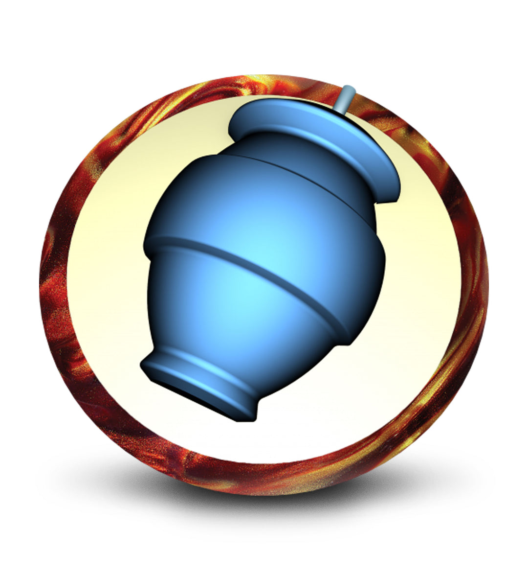 The Nitrous Red / Gold core for sixteen to fourteen pound bowling balls.