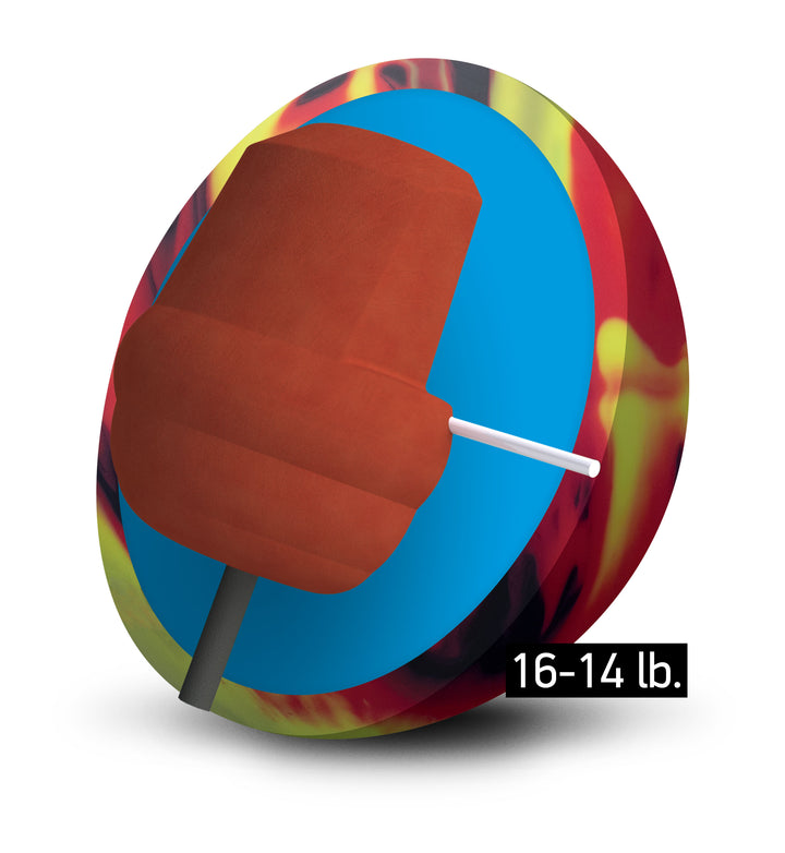 The Pure Madness core for sixteen to fourteen pound bowling balls.