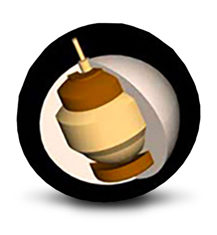 The Reaction Ricochet core for sixteen to fourteen pound bowling balls.