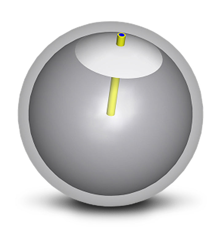 The Scout/R Teal / Silver core for all bowling ball weights.