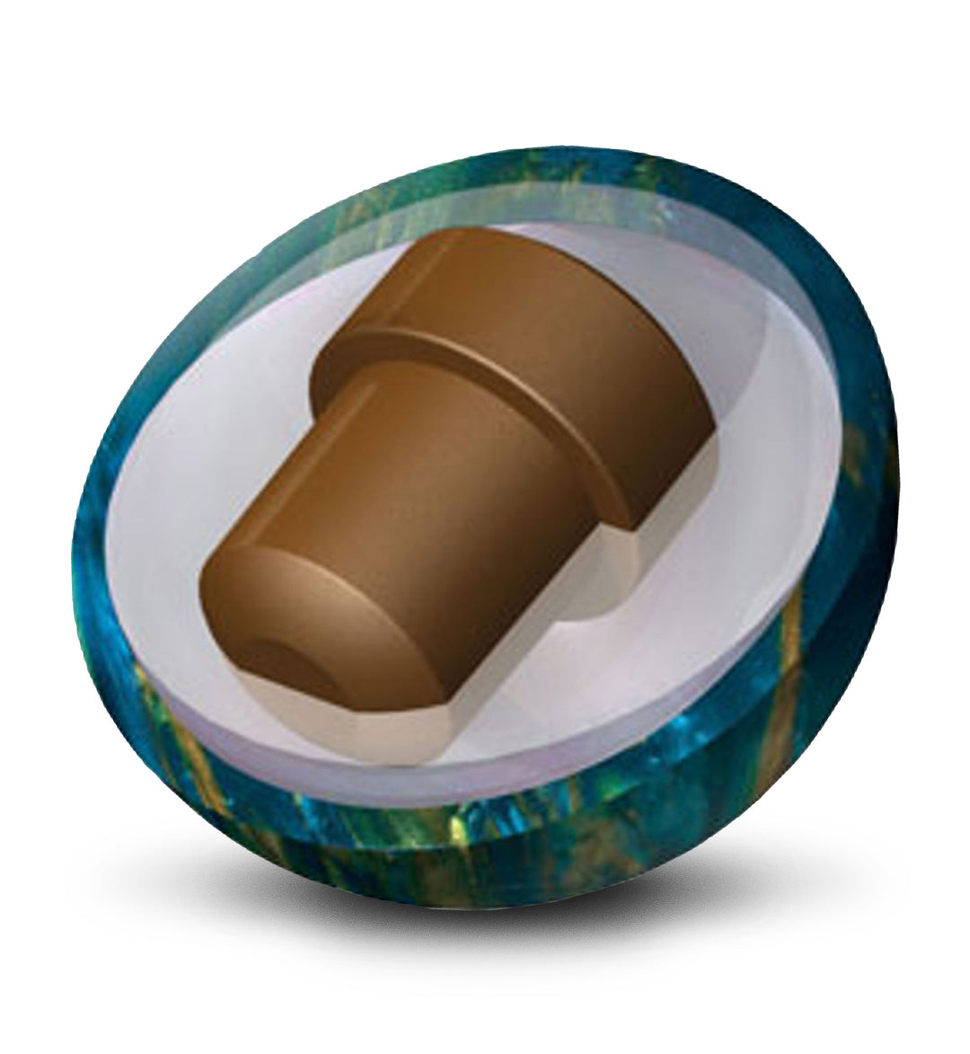 The Sharp Noize core for sixteen to fourteen pound bowling balls.