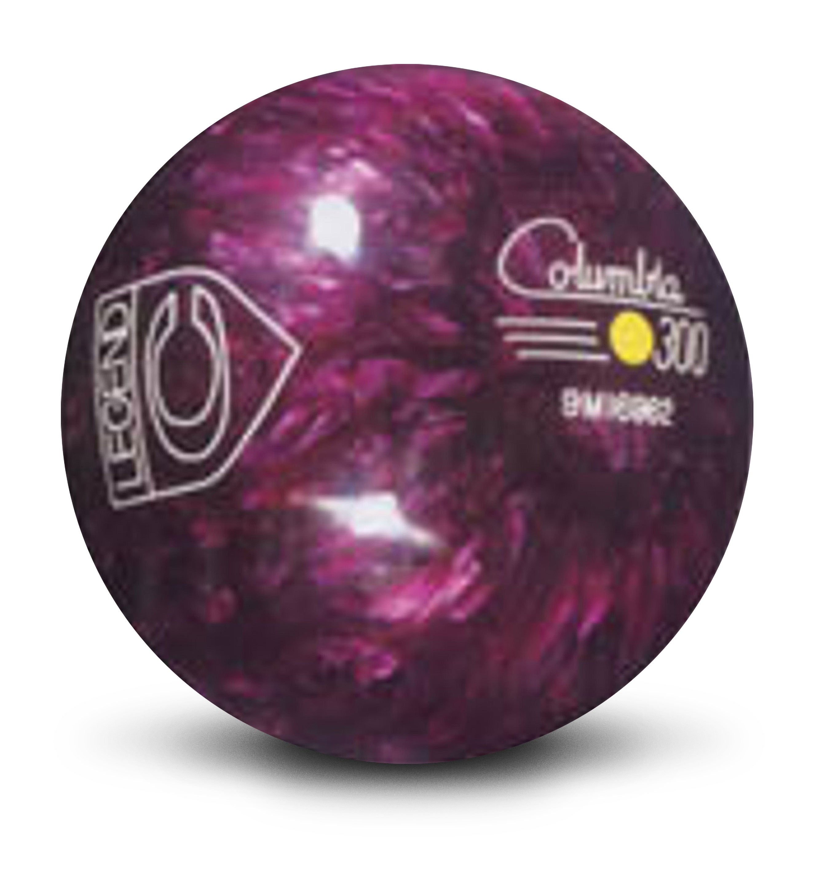 columbia yellow dot bowling ball