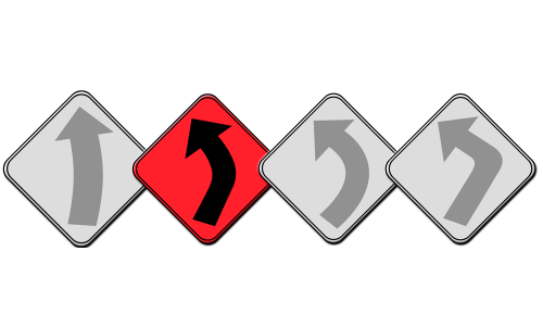 The Tyrant Pearl bowling ball Lane Motion Indicator with the second path-indicating arrow in vibrant red.