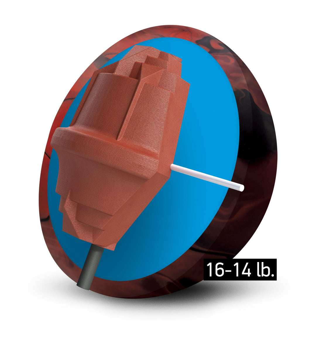 The Speed core for sixteen to fourteen pound bowling balls.