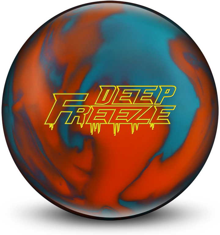 Deep Freeze Coral Splash Bowling Ball