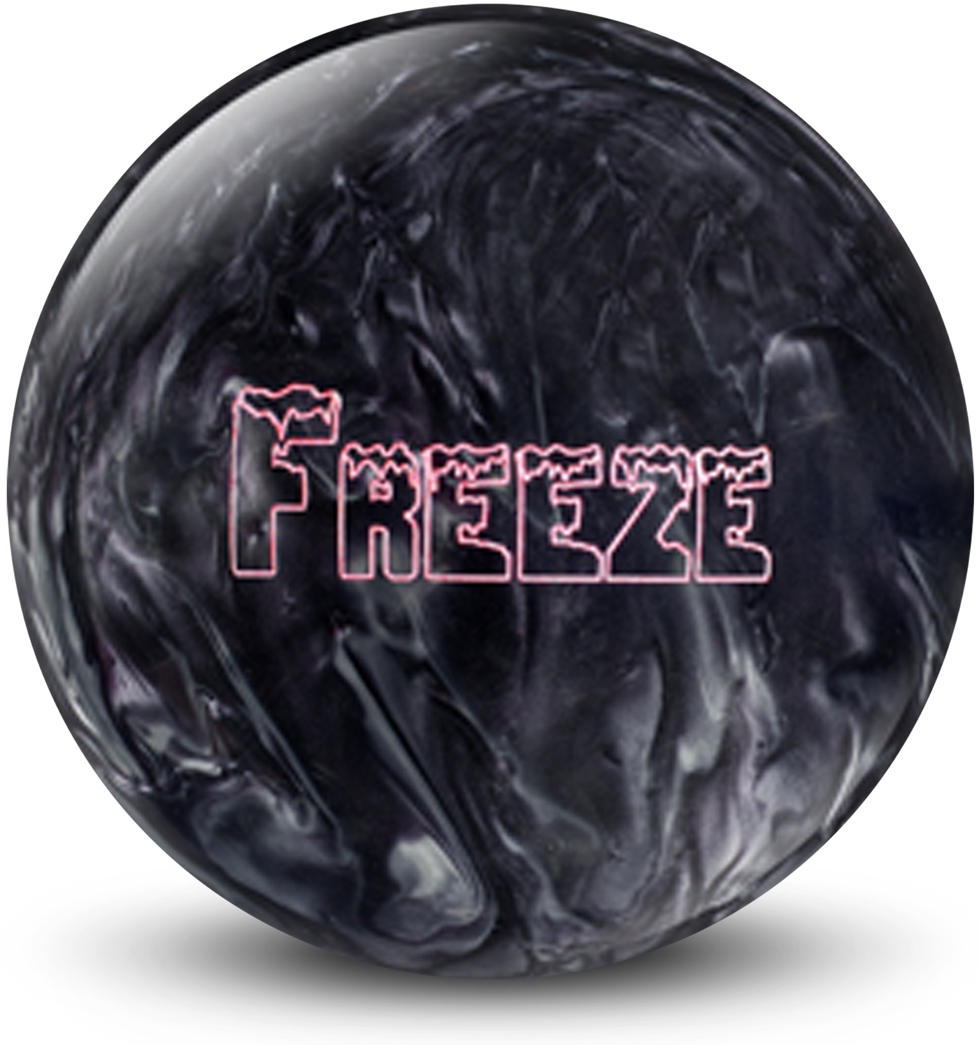 Freeze Black/Silver Bowling Ball