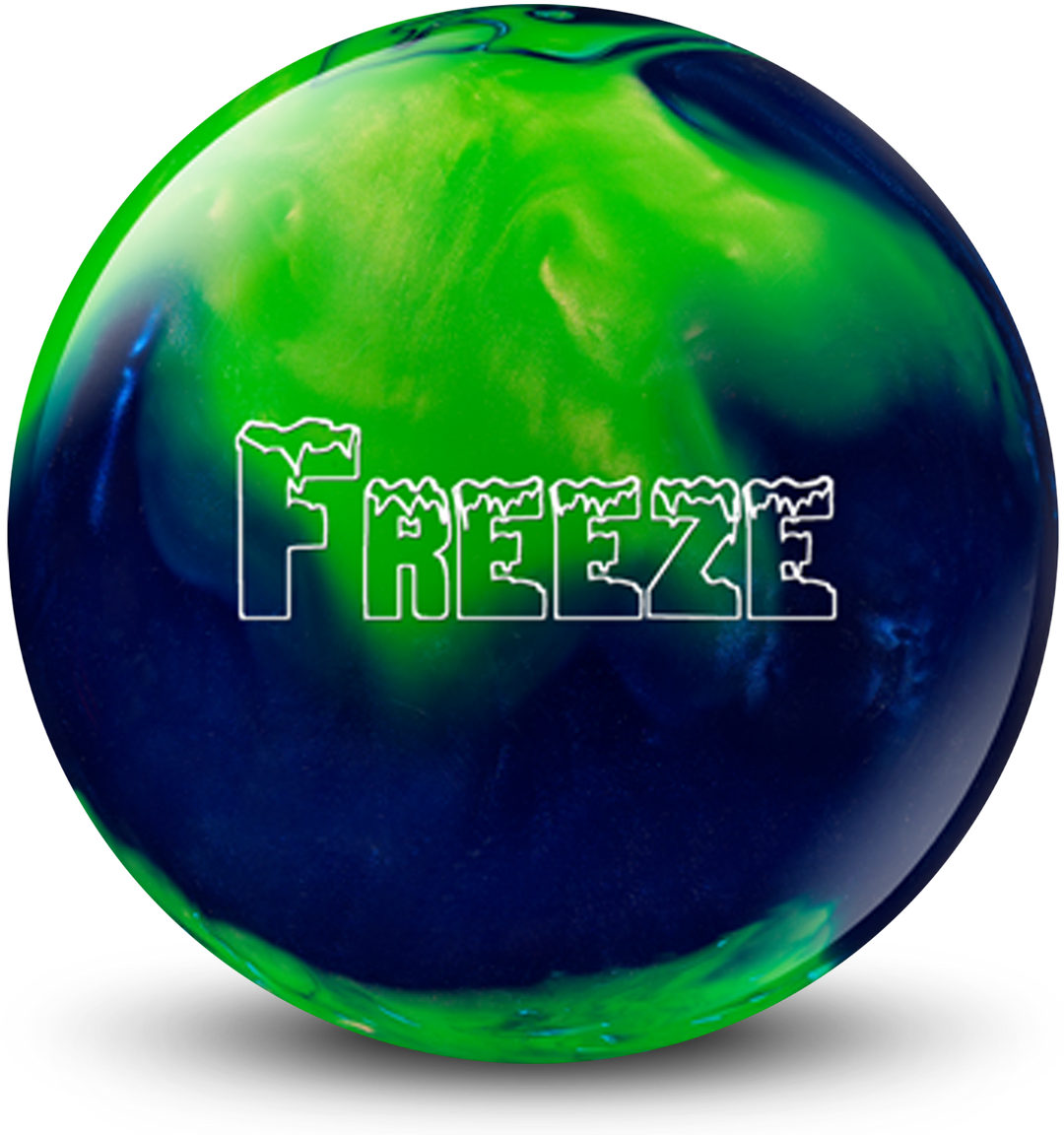 Freeze Blue Green Bowling Ball