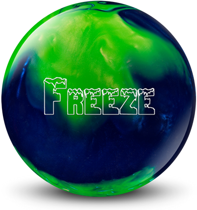 Freeze Blue Green Bowling Ball