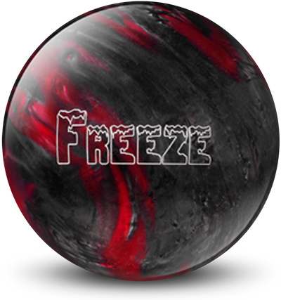 Freeze Scarlet Black Bowling Ball