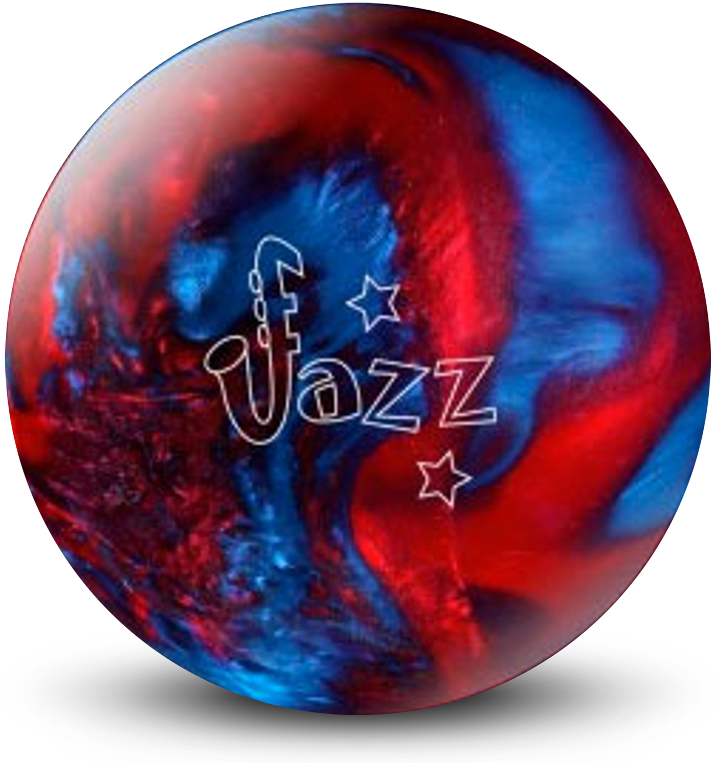Jazz Red/Blue Bowling Ball