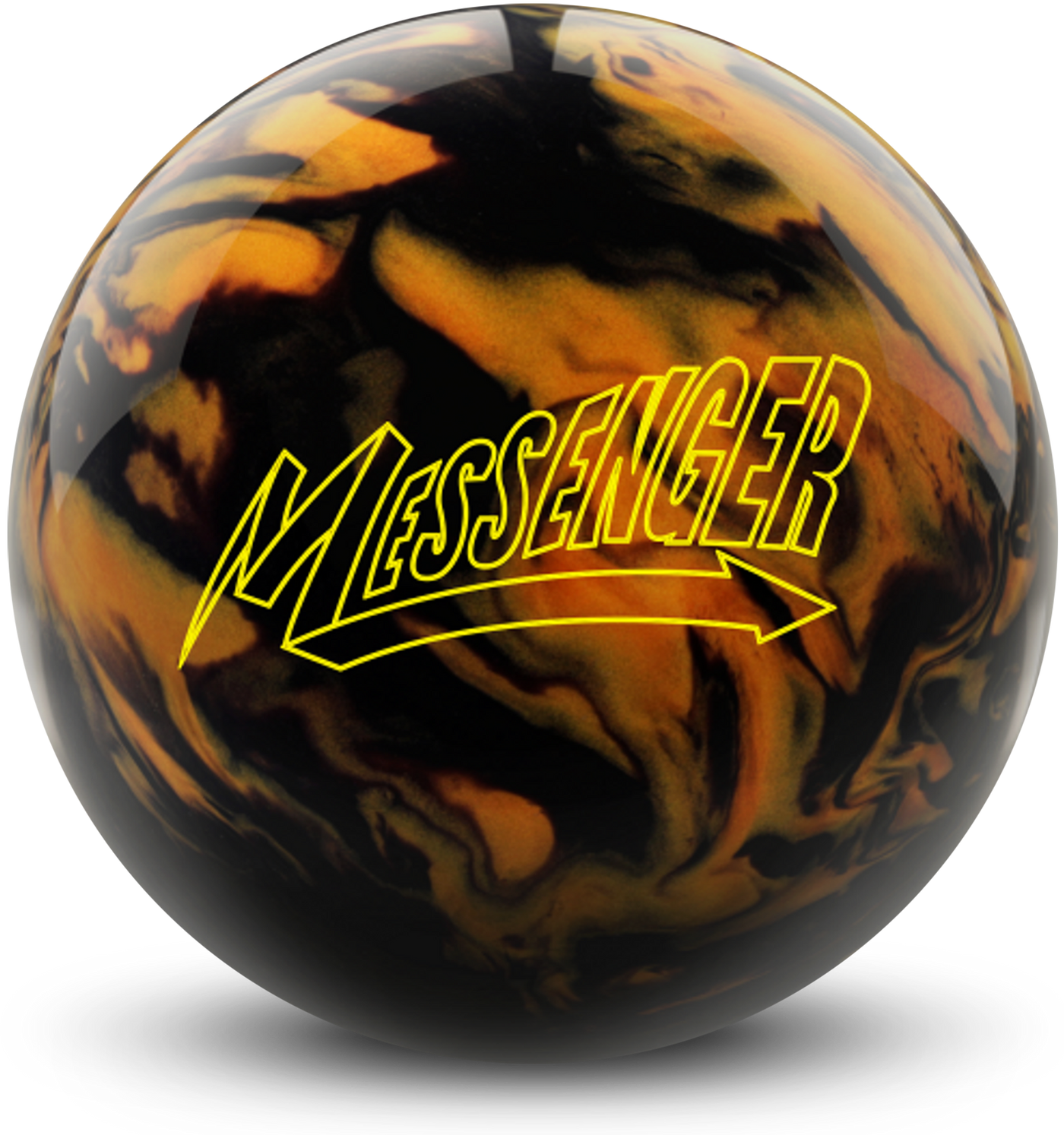 Messenger Black/Gold Bowling Ball