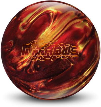 Nitrous Red Gold Bowling Ball