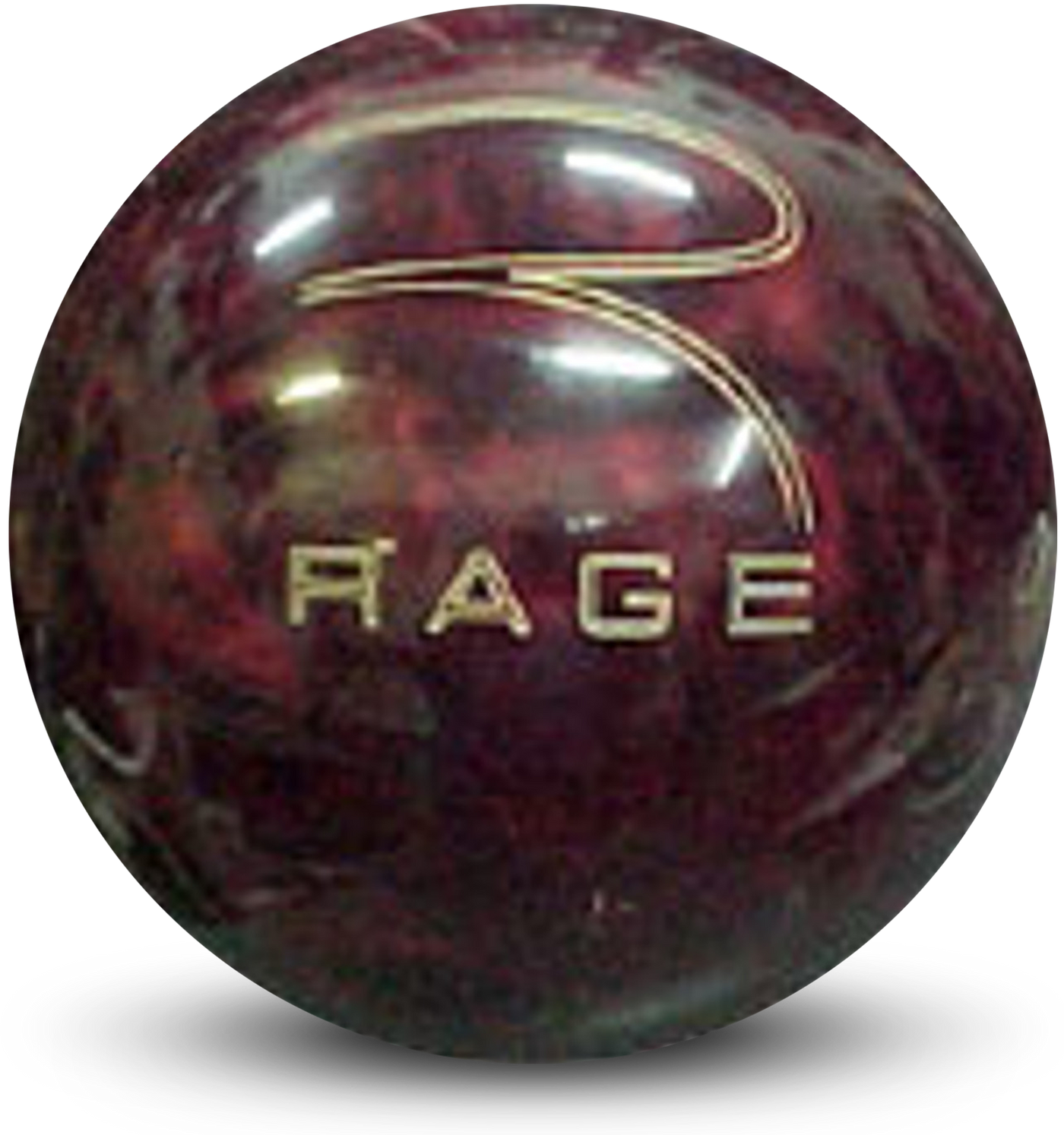 Red Rage Bowling Ball