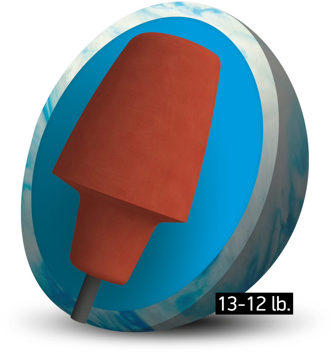The Ricochet Return core for thirteen to twelve pound bowling balls.
