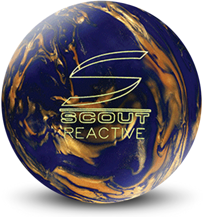 Scout Reactive Blue/Gold Bowling Ball