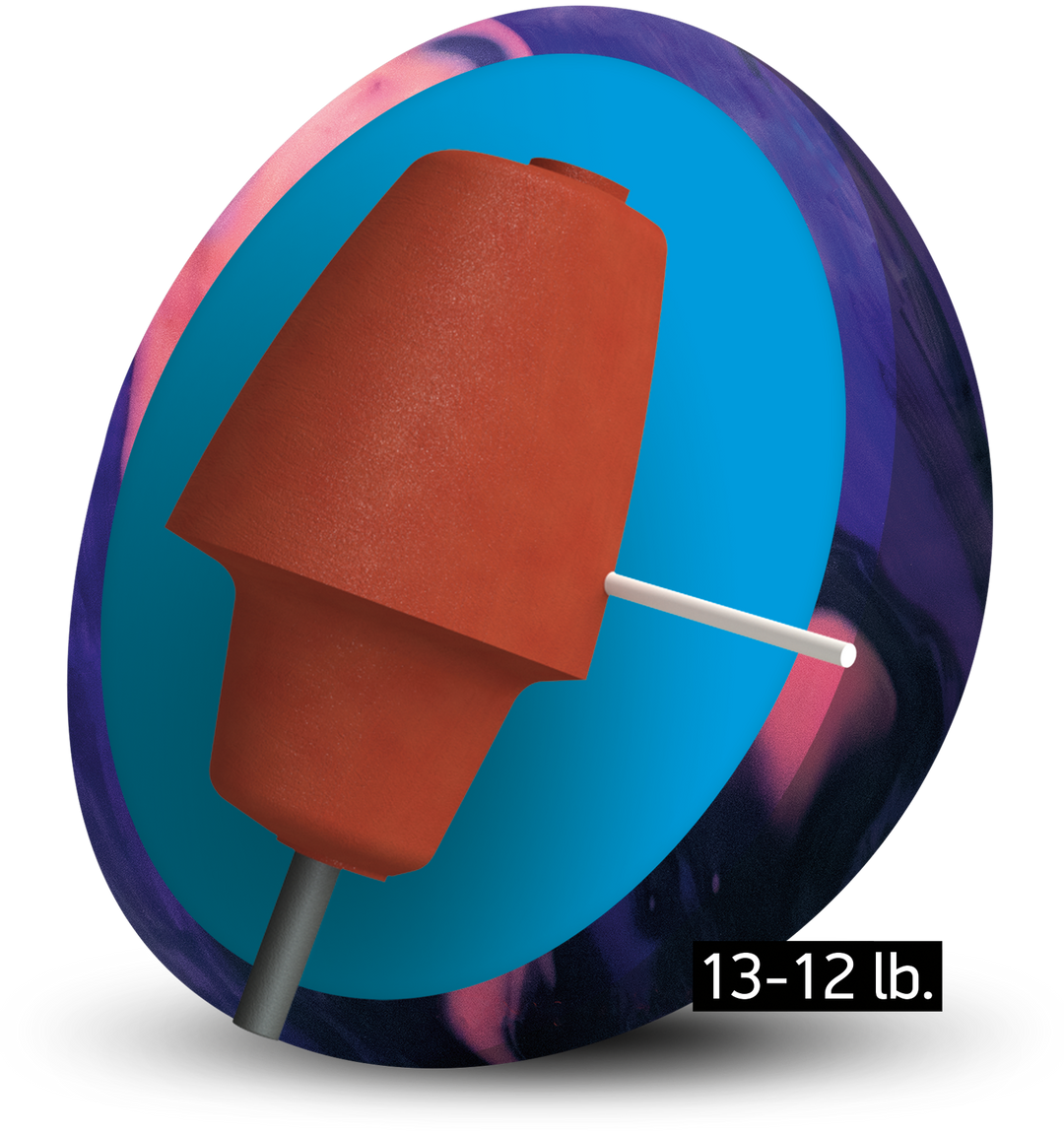 The Street Rally core for thirteen to twelve pound bowling balls.