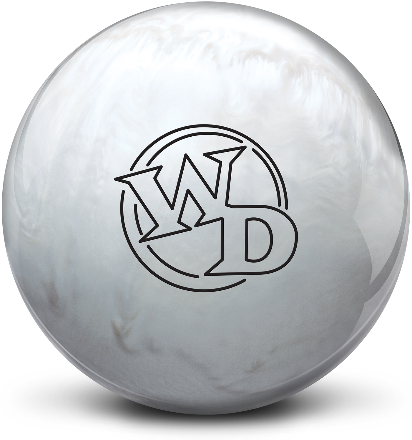 White Dot Diamond Bowling Ball