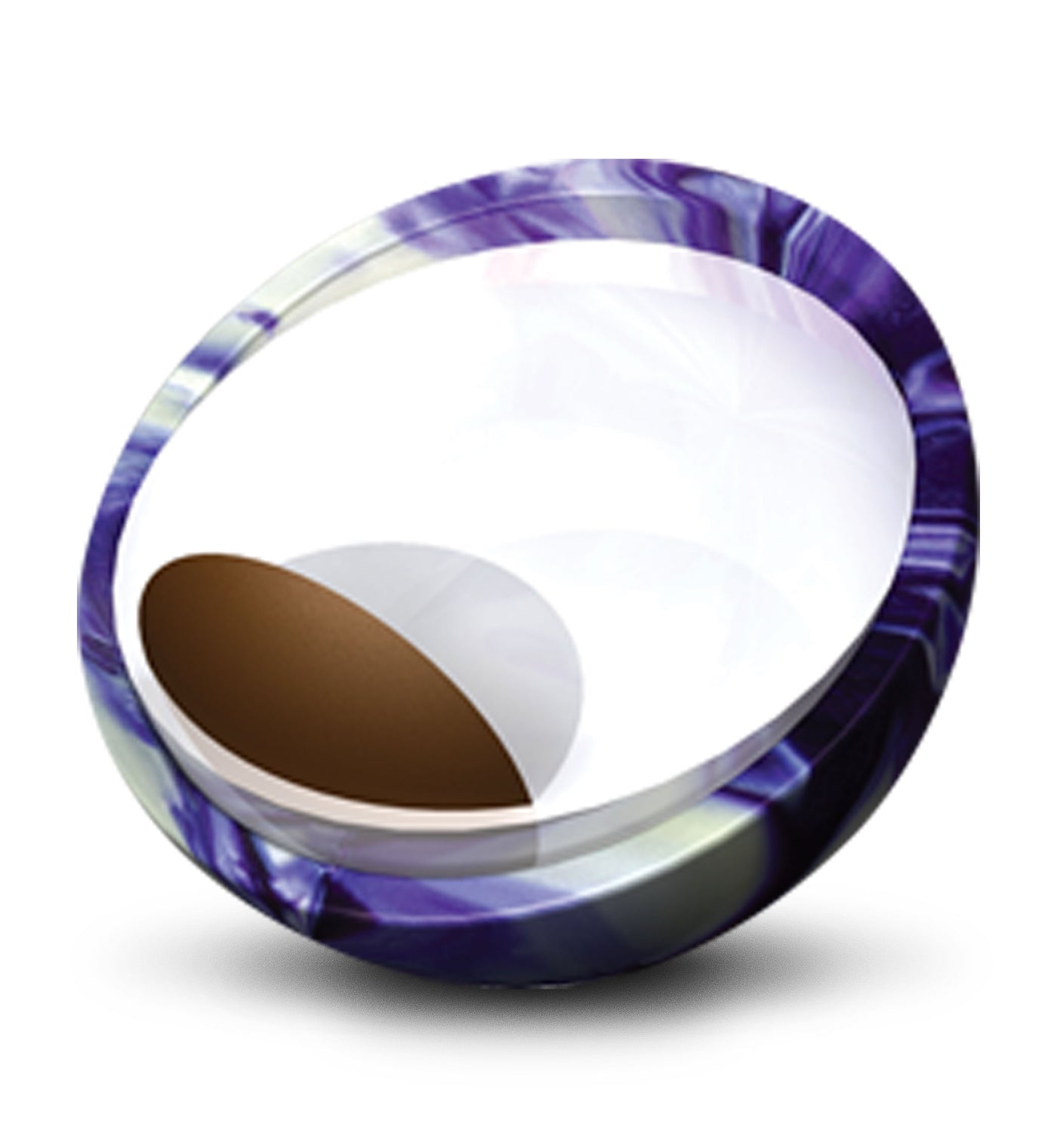Scout/R Purple/Silver bowling ball core