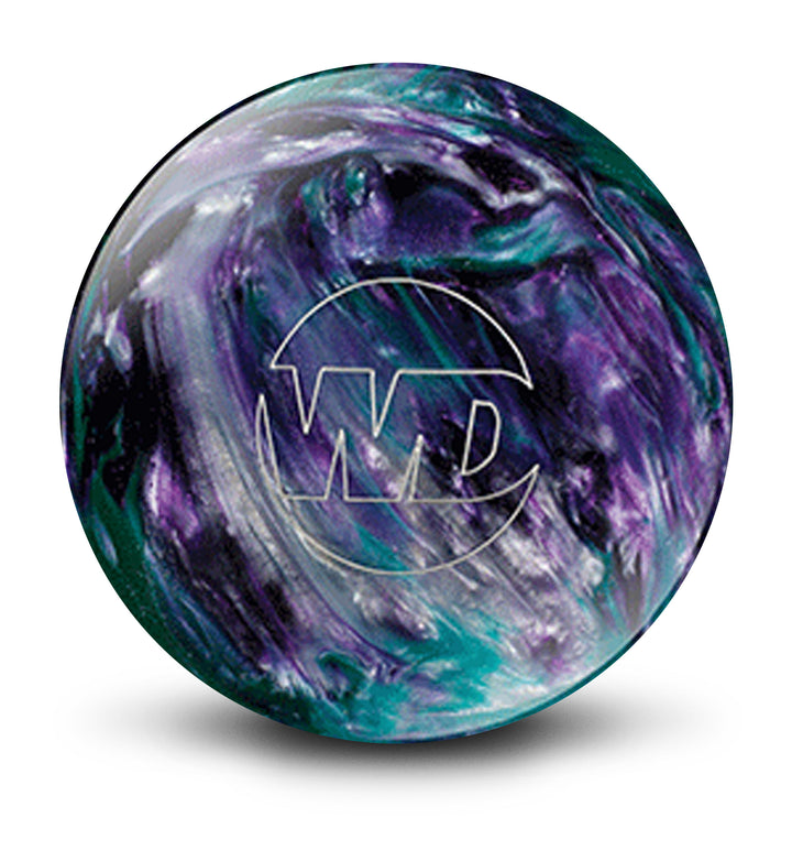 White Dot Emerald Ice bowling ball