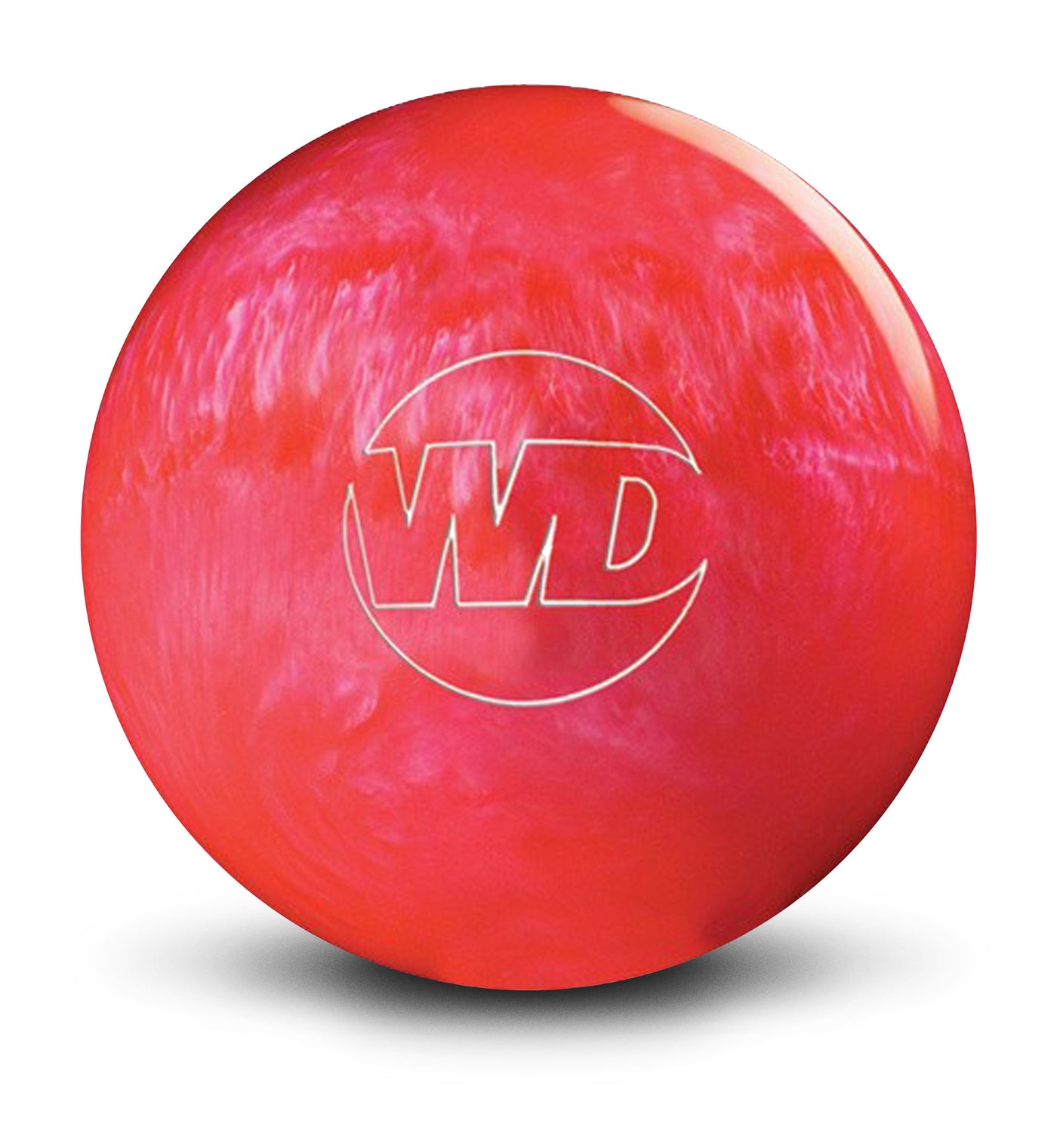 White Dot Pink Pearl bowling ball