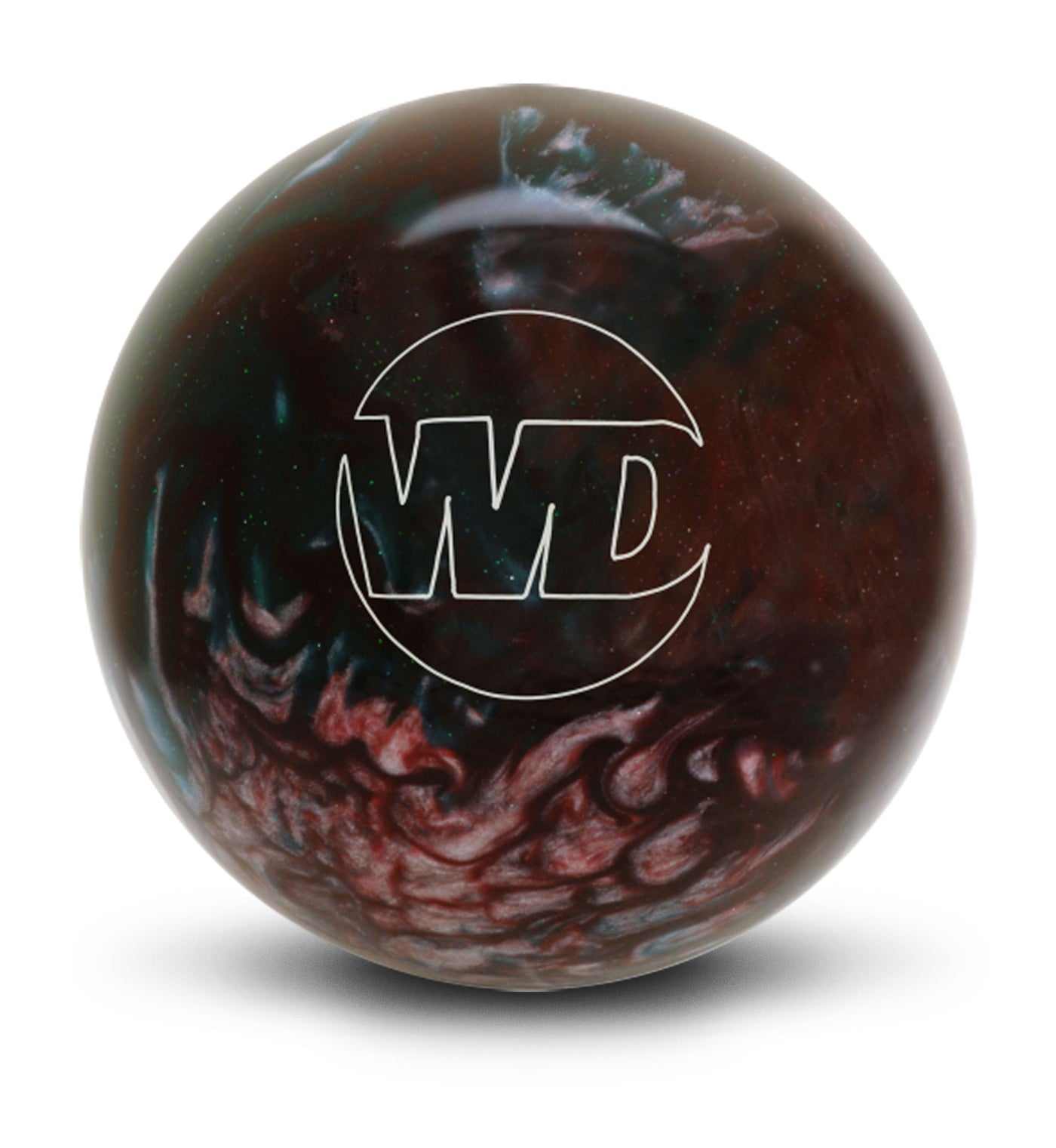White Dot Red/Green/White bowling ball