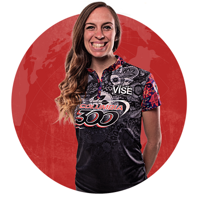 Brandi Kordelewski Profile on red globe