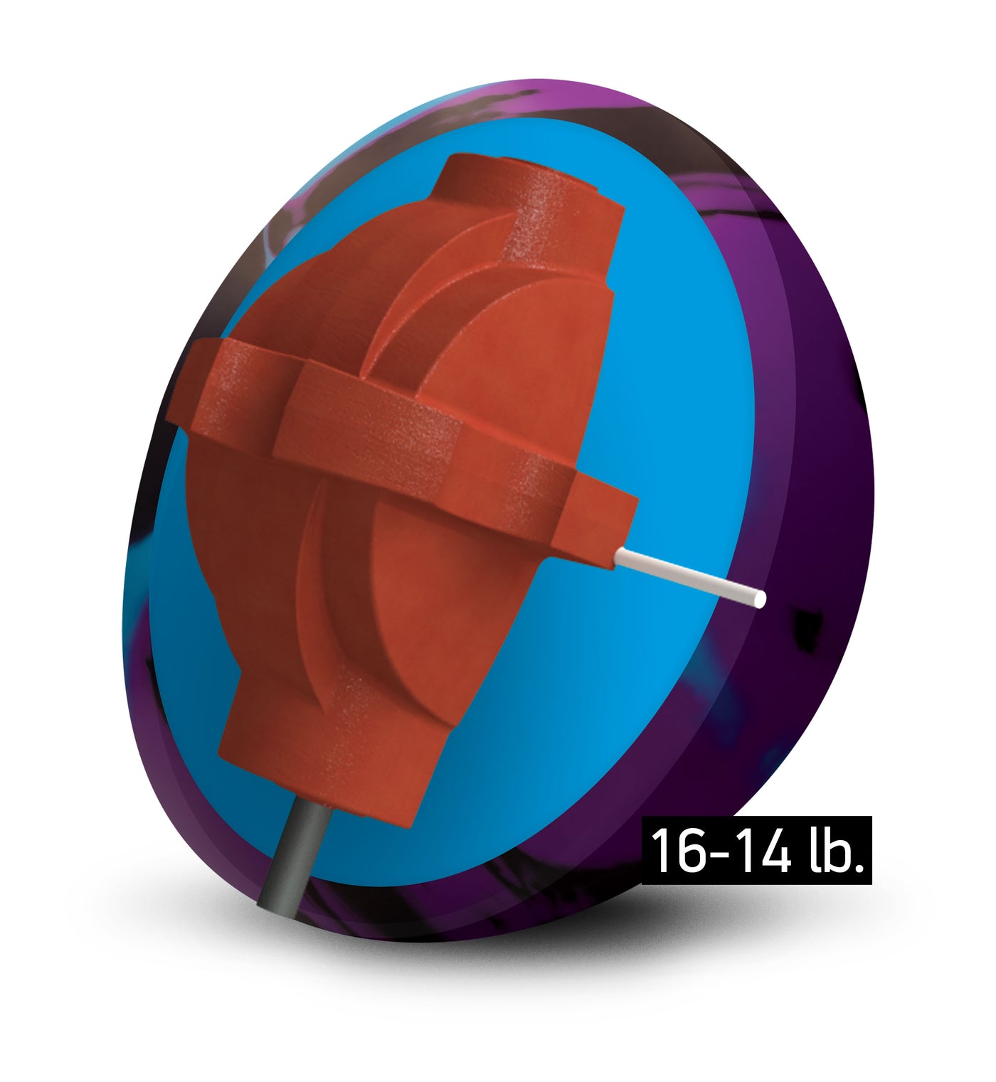 Command Solid Bowling Ball Core for 16-14 pound balls
